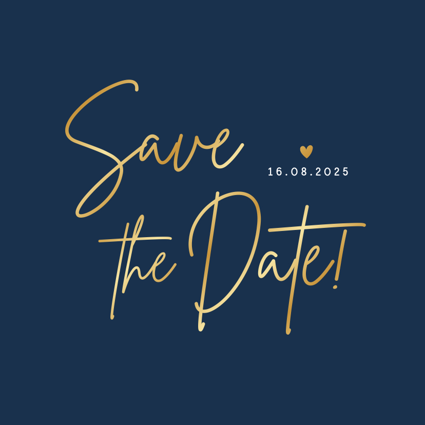 Stijlvolle minimalistische Save the Date kaart met datum Stijlvolle minimalistische Save the Date kaart met datum