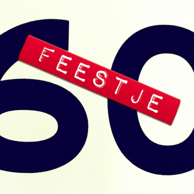 Onwijs feestje 60 jaar - Uitnodigingen | Kaartje2go YI-61