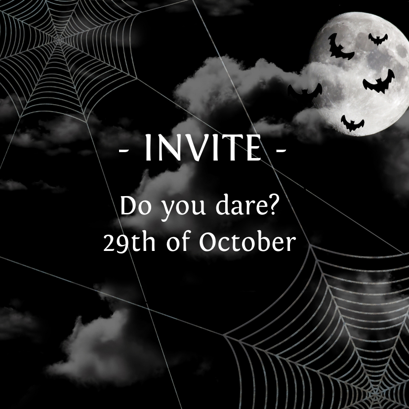Uitnodigingen - Halloween Uitnodiging Nacht