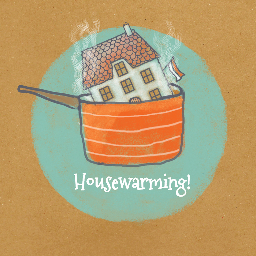 Housewarming - Warm Huis -MW - Uitnodigingen Uitnodigingen - Housewarming - Warm Huis -MW