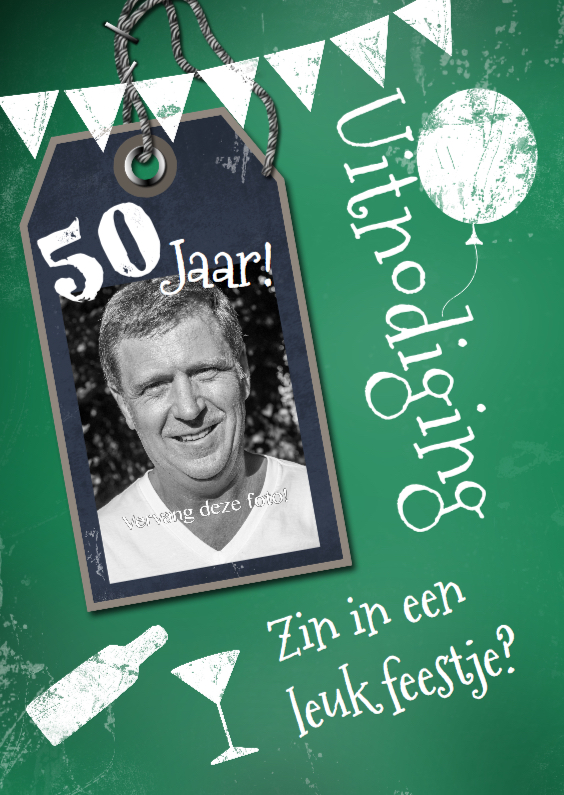 schoolbord zelf invullen A - Uitnodigingen Uitnodigingen - schoolbord zelf invullen A