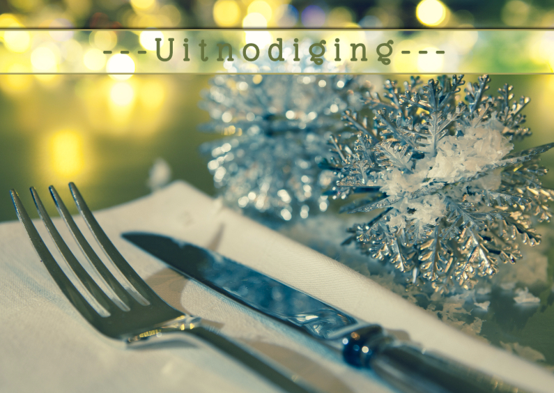 sfeervolle uitnodiging diner - Uitnodigingen Uitnodigingen - sfeervolle uitnodiging diner