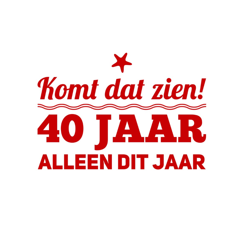 Uitnodiging 40-jarige - LB - Uitnodigingen Uitnodigingen - Uitnodiging 40-jarige - LB