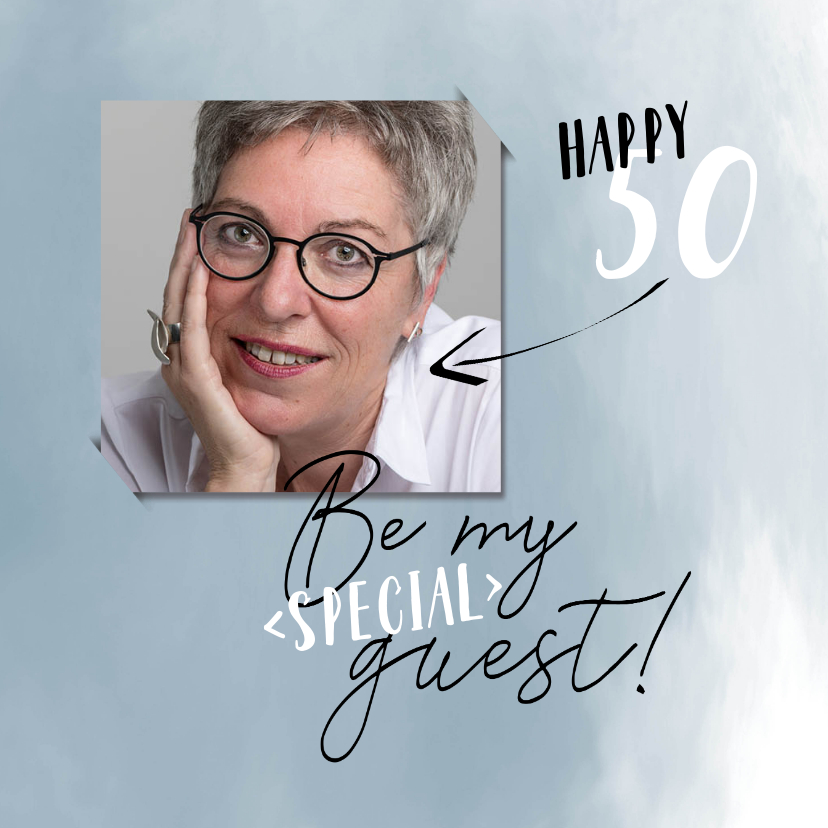 Uitnodiging be my special guest - Uitnodigingen Uitnodigingen - Uitnodiging be my special guest