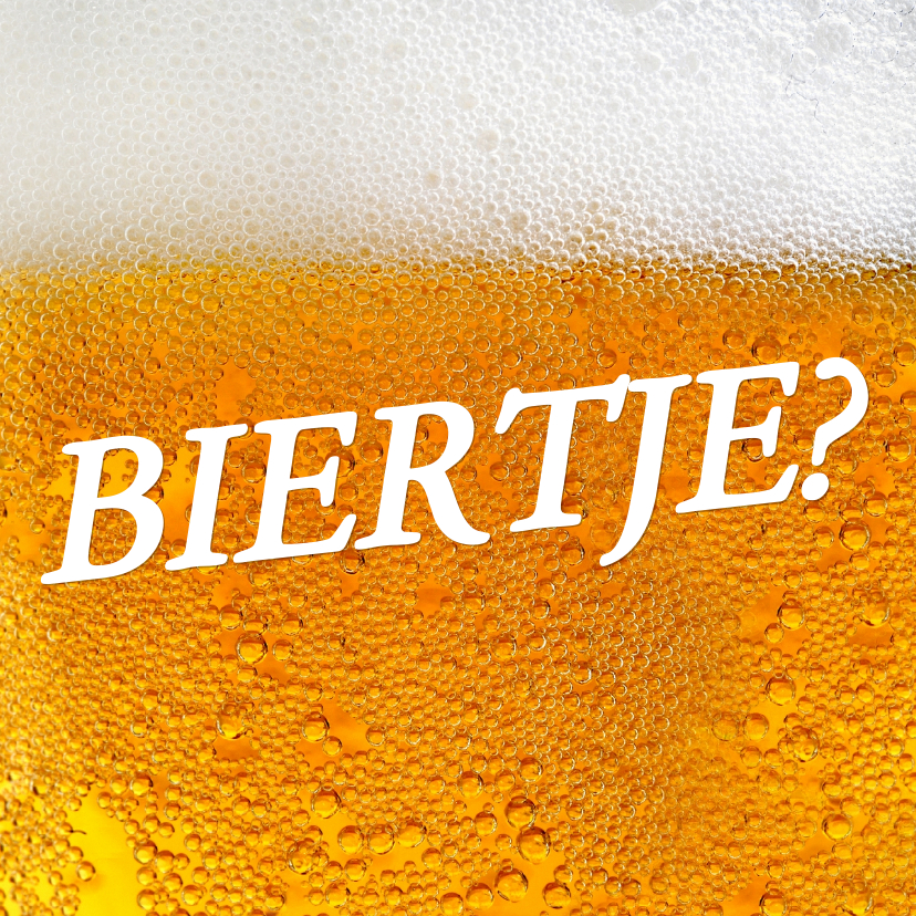 Uitnodiging Biertje - Uitnodigingen Uitnodigingen - Uitnodiging Biertje
