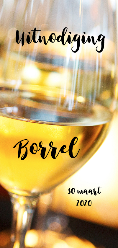 Uitnodiging borrel wijn - OT - Uitnodigingen Uitnodigingen - Uitnodiging borrel wijn - OT