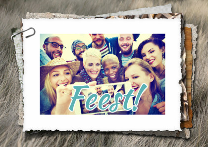 Uitnodiging fotostapel fuif RB - Uitnodigingen Uitnodigingen - Uitnodiging fotostapel fuif RB