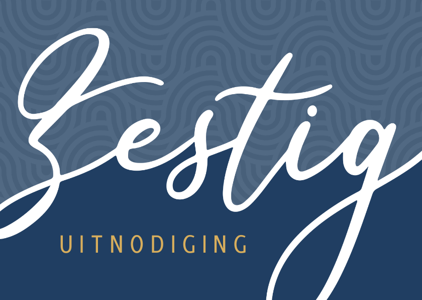 Uitnodiging geschreven 60 - Uitnodigingen Uitnodigingen - Uitnodiging geschreven 60