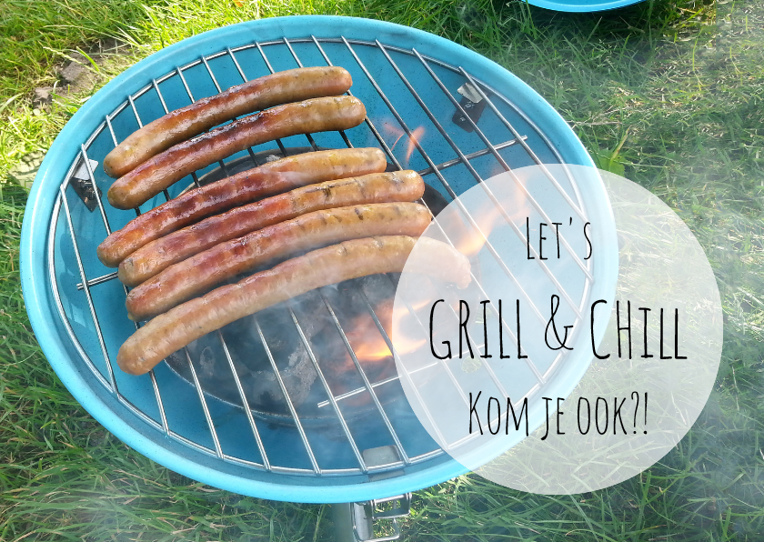 Uitnodiging Grill & Chill - Uitnodigingen Uitnodigingen - Uitnodiging Grill & Chill