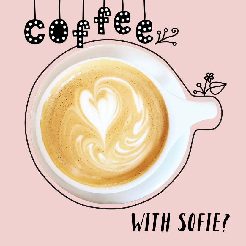 Uitnodiging koffie - Uitnodigingen Uitnodigingen - Uitnodiging koffie