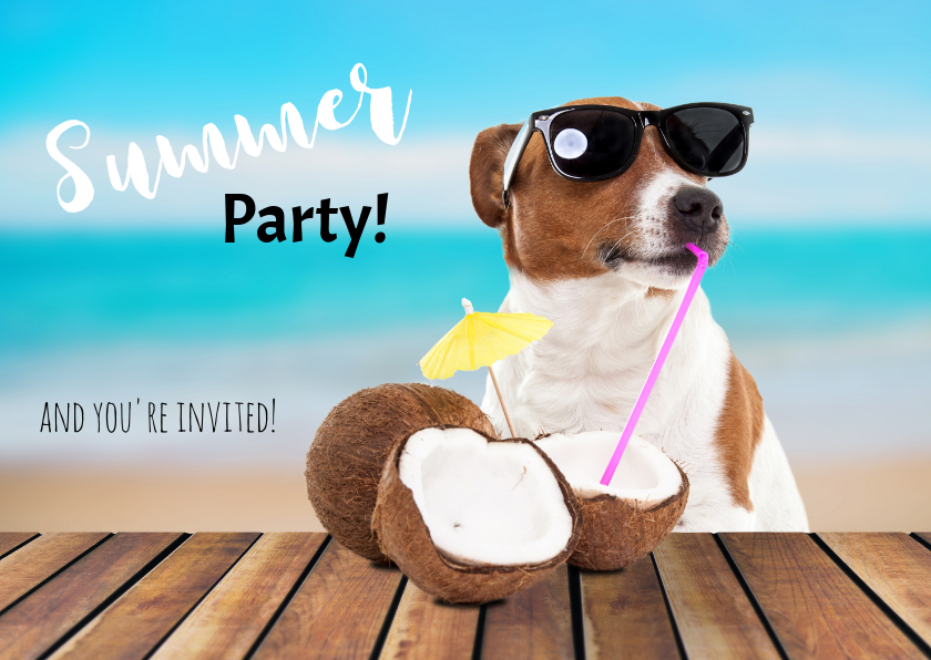 Uitnodigingen - Uitnodiging Tuinfeest Summer party