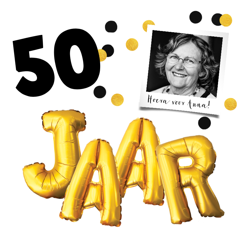 Uitnodiging verjaardag gouden letters met leeftijd - Uitnodigingen Uitnodigingen - Uitnodiging verjaardag gouden letters met leeftijd