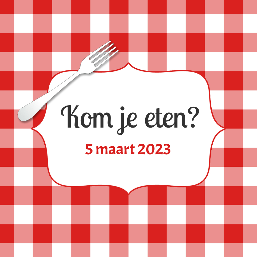Uitnodiging voor diner - DH - Uitnodigingen Uitnodigingen - Uitnodiging voor diner - DH