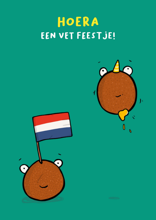 Uitnodiging voor een vet feestje! - Uitnodigingen Uitnodigingen - Uitnodiging voor een vet feestje!