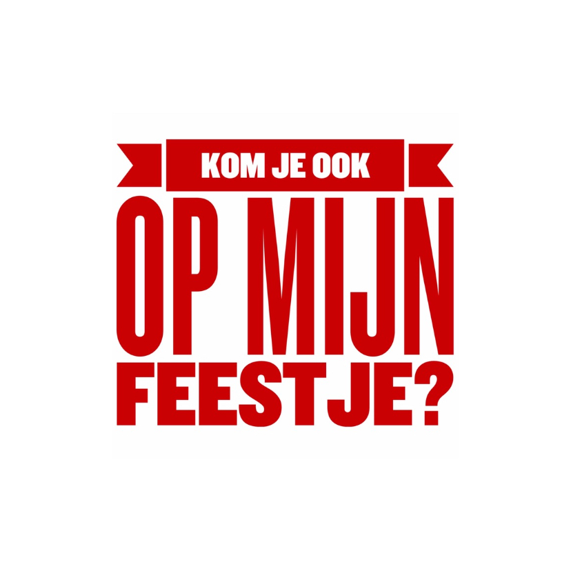 uitnodigingskaart feestje - LB - Uitnodigingen Uitnodigingen - uitnodigingskaart feestje - LB
