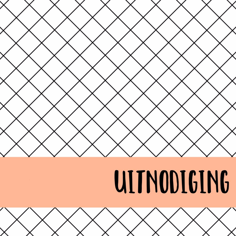 Uitnodigingskaart Hip - WW - Uitnodigingen Uitnodigingen - Uitnodigingskaart Hip - WW