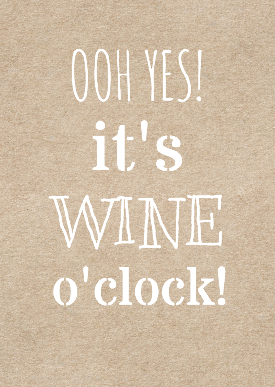 wine o'clock uitnodiging - Uitnodigingen Uitnodigingen - wine o'clock uitnodiging