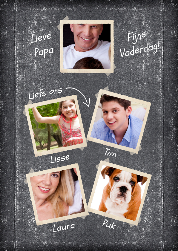 Collage Vaderdag - BK - Vaderdag kaarten Vaderdag kaarten - Collage Vaderdag - BK