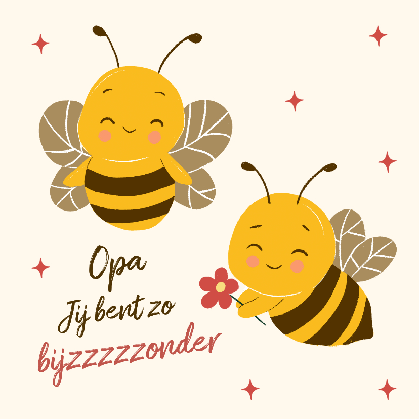 Vaderdag kaarten - Lieve vaderdagkaart voor de liefste opa