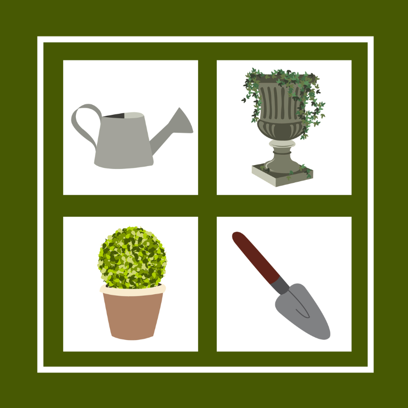 Tuin - Vaderdag kaarten Vaderdag kaarten - Tuin