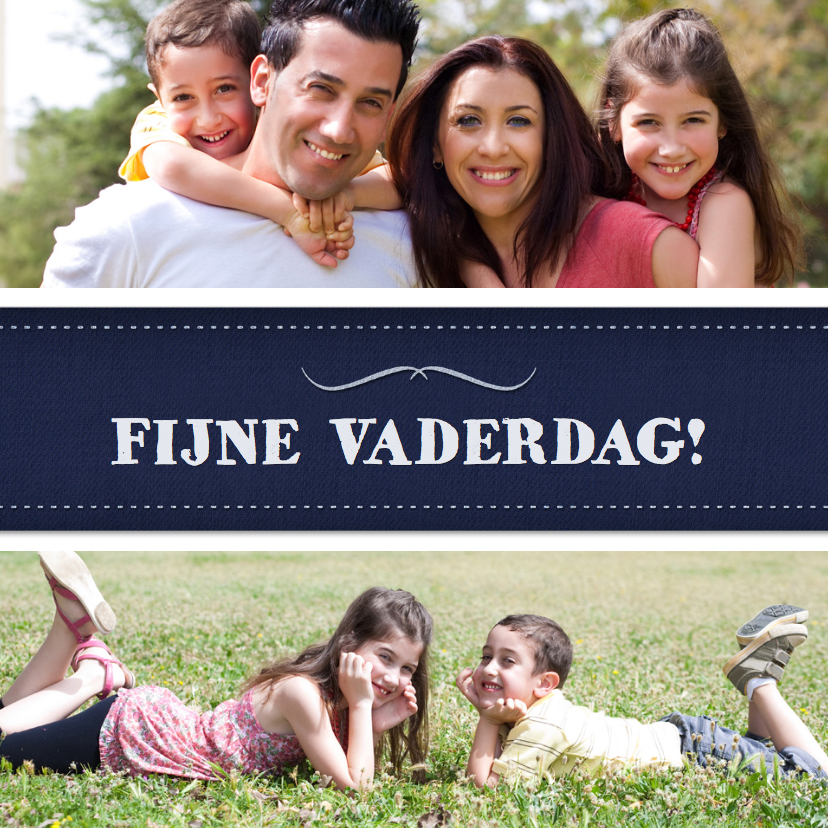 Vaderdag Fotocollage lint - Vaderdag kaarten Vaderdag kaarten - Vaderdag Fotocollage lint