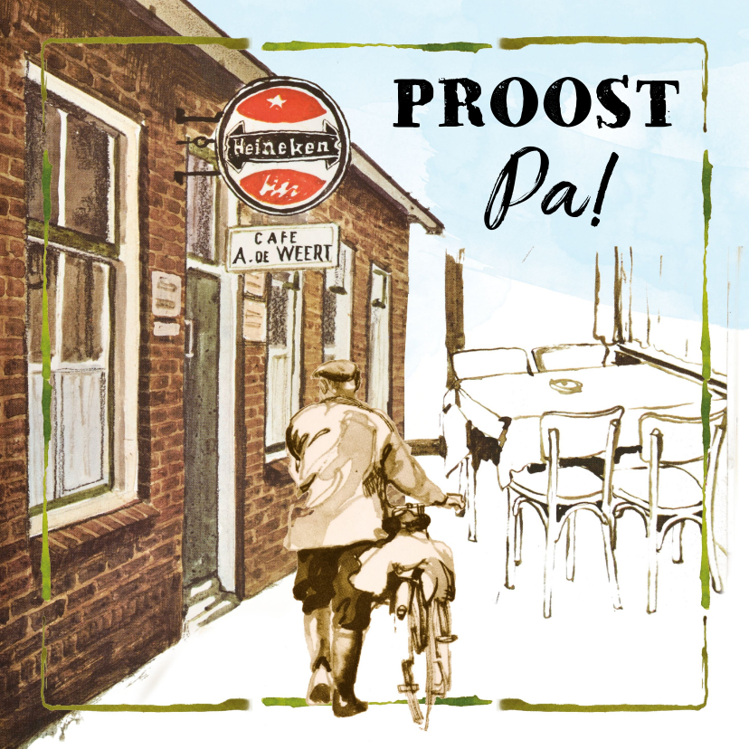Vaderdag Proost op de beste pa - Vaderdag kaarten Vaderdag kaarten - Vaderdag Proost op de beste pa