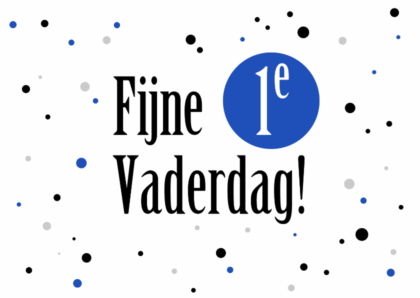 vaderdag stippen vader 1x - ST - Vaderdag kaarten Vaderdag kaarten - vaderdag stippen vader 1x - ST
