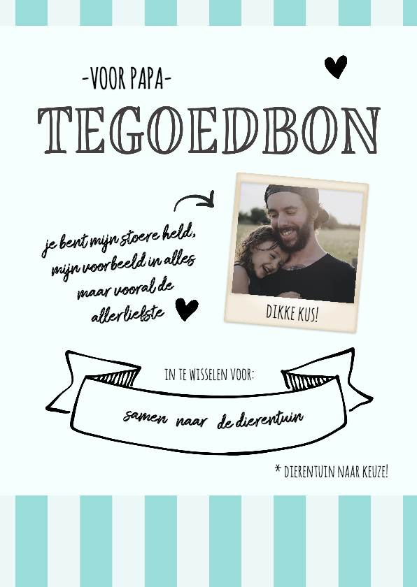 Vaderdag kaarten - Vaderdag - tegoedbon foto