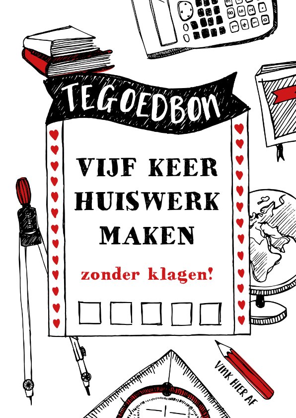 Vaderdag tegoedbon huiswerk maken - Vaderdag kaarten Vaderdag kaarten - Vaderdag tegoedbon huiswerk maken