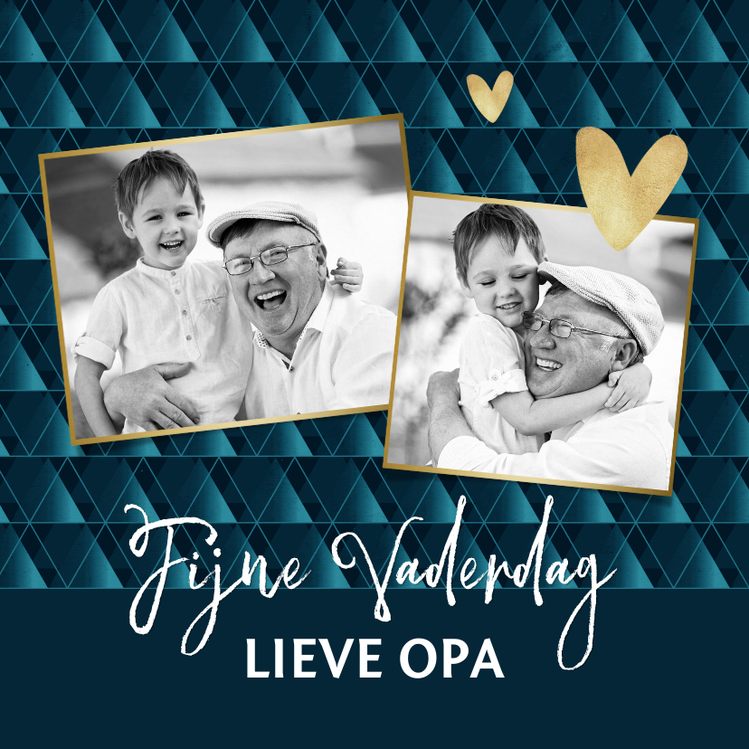 Vaderdagkaart met collage voor opa - Vaderdag kaarten Vaderdag kaarten - Vaderdagkaart met collage voor opa