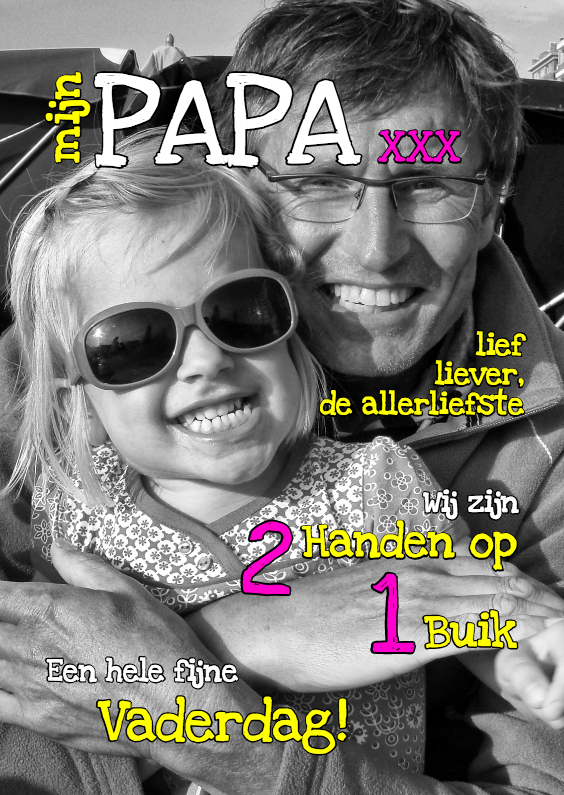 Vaderdagkaart - mijn papa 1 - OT - Vaderdag kaarten Vaderdag kaarten - Vaderdagkaart - mijn papa 1 - OT
