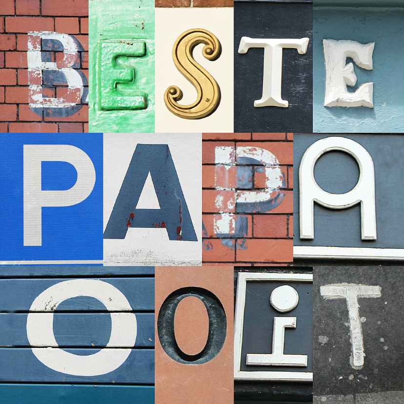 Vaderdagkaart stoere letters - Vaderdag kaarten Vaderdag kaarten - Vaderdagkaart stoere letters