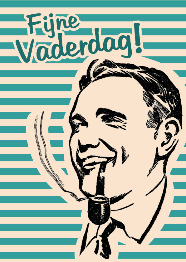 Vintage Fijne Vaderdag - Vaderdag kaarten Vaderdag kaarten - Vintage Fijne Vaderdag