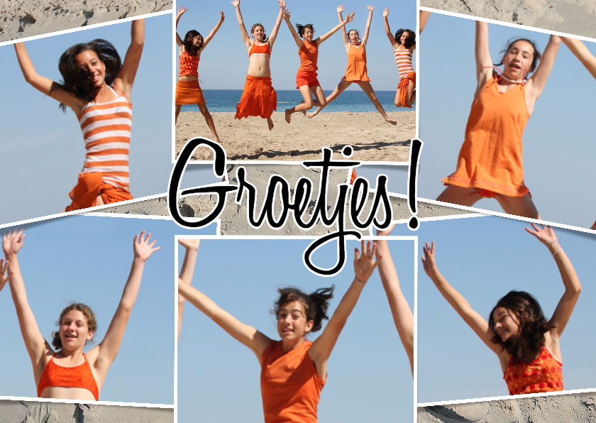 Collage Groetjes! - BK - Vakantiekaarten Vakantiekaarten - Collage Groetjes! - BK