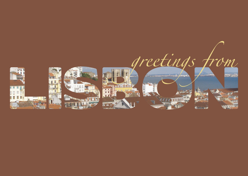Vakantiekaarten - Greetings from Lisbon