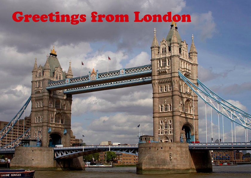 Greetings from London 2 - Vakantiekaarten Vakantiekaarten - Greetings from London 2