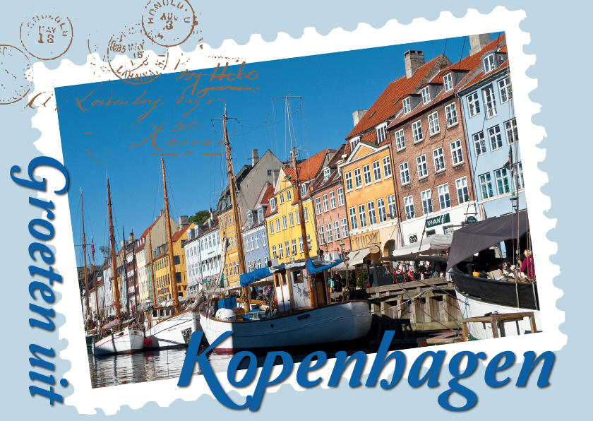 Groeten ui Kopenhagen - Vakantiekaarten Vakantiekaarten - Groeten ui Kopenhagen