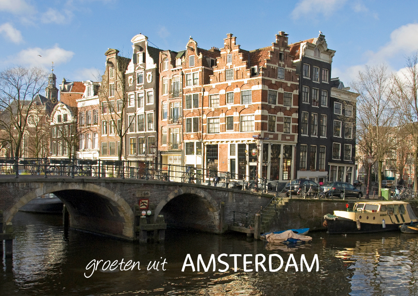 Groeten uit Amsterdam 1 - Vakantiekaarten Vakantiekaarten - Groeten uit Amsterdam 1