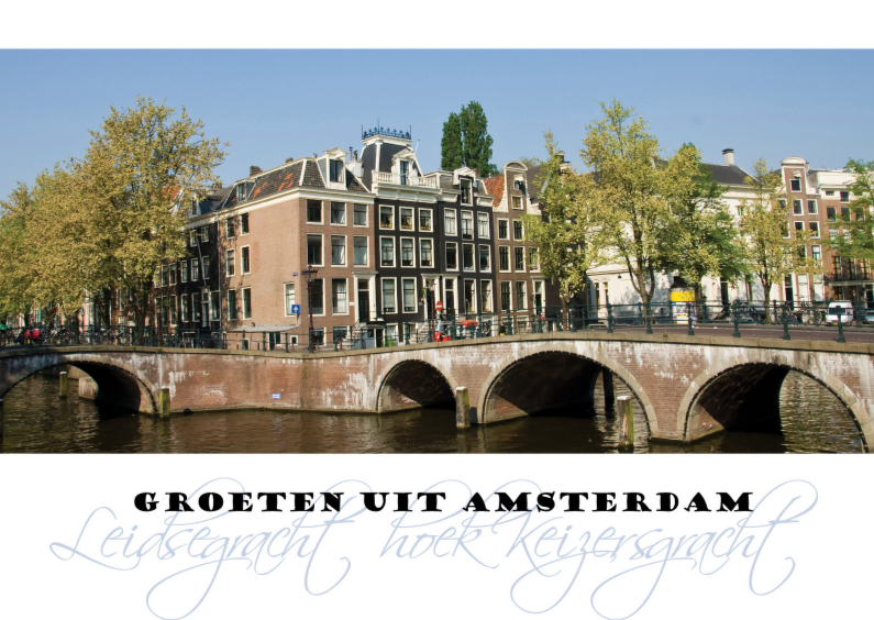 Groeten uit Amsterdam origineel - Vakantiekaarten Vakantiekaarten - Groeten uit Amsterdam origineel