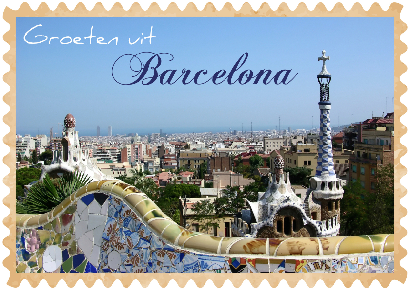 Groeten uit Barcelona 01 - Vakantiekaarten Vakantiekaarten - Groeten uit Barcelona 01