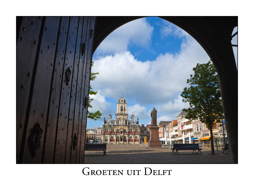 Groeten uit Delft IV - Vakantiekaarten Vakantiekaarten - Groeten uit Delft IV