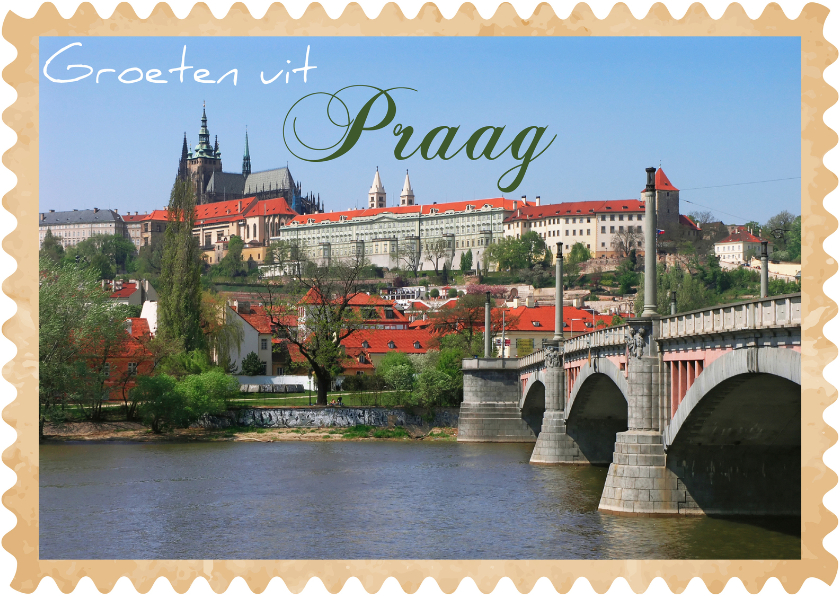 Vakantiekaarten - Groeten uit Praag