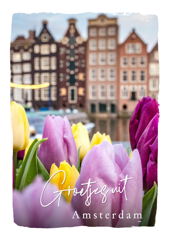 Vakantiekaarten - Groetjes uit Amsterdam fotokaartje vakantie