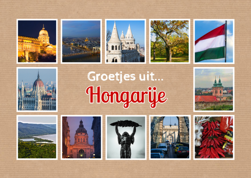 Groetjes uit Hongarije - DH - Vakantiekaarten Vakantiekaarten - Groetjes uit Hongarije - DH