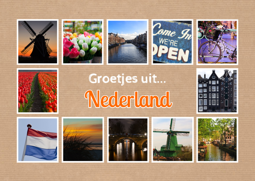 Groetjes uit Nederland - DH - Vakantiekaarten Vakantiekaarten - Groetjes uit Nederland - DH