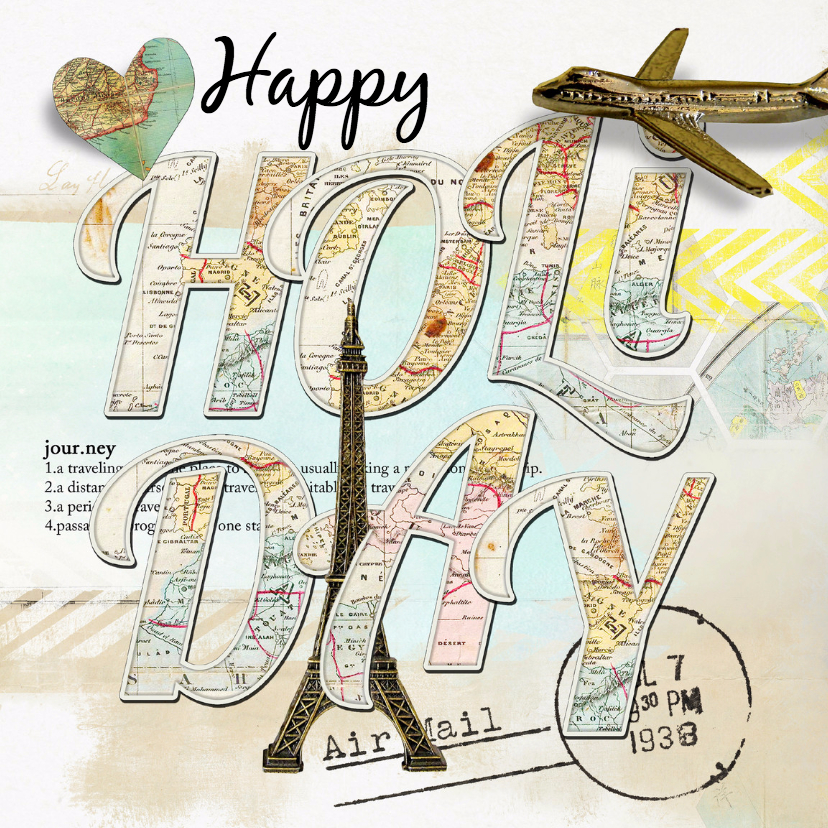Vakantiekaarten - Happy Holiday - SG