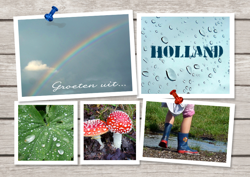Vakantiekaarten - Hollandse groeten - fotokaart