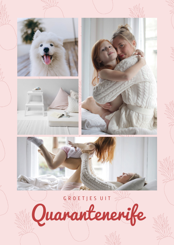Leuke vakantiekaart groetjes uit Quarantenerife fotocollage - Vakantiekaarten Vakantiekaarten - Leuke vakantiekaart groetjes uit Quarantenerife fotocollage
