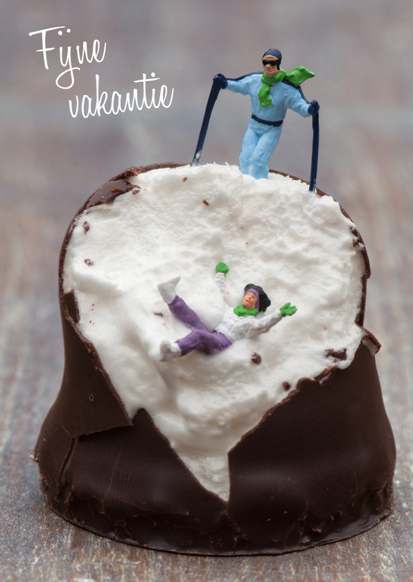 Miniatuur poppetjes op Buys Zoen - Vakantiekaarten Vakantiekaarten - Miniatuur poppetjes op Buys Zoen
