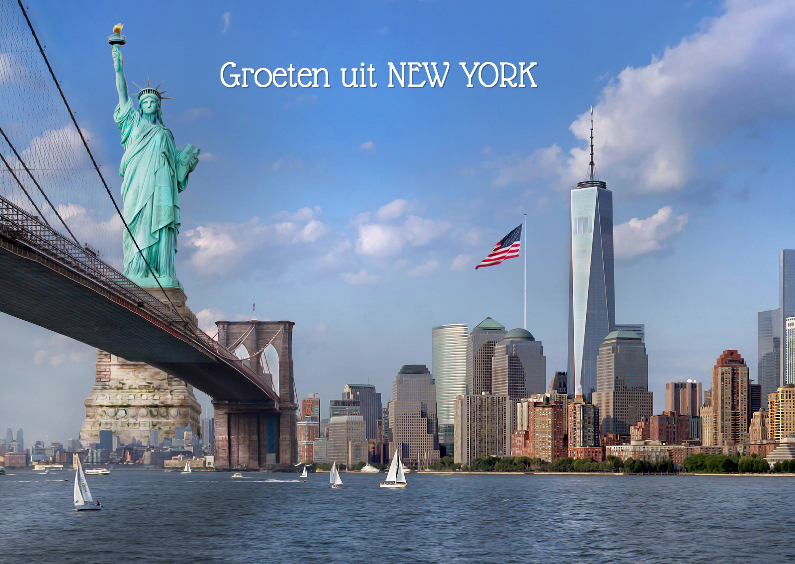 Vakantiekaarten - NEW YORK met een knipoog